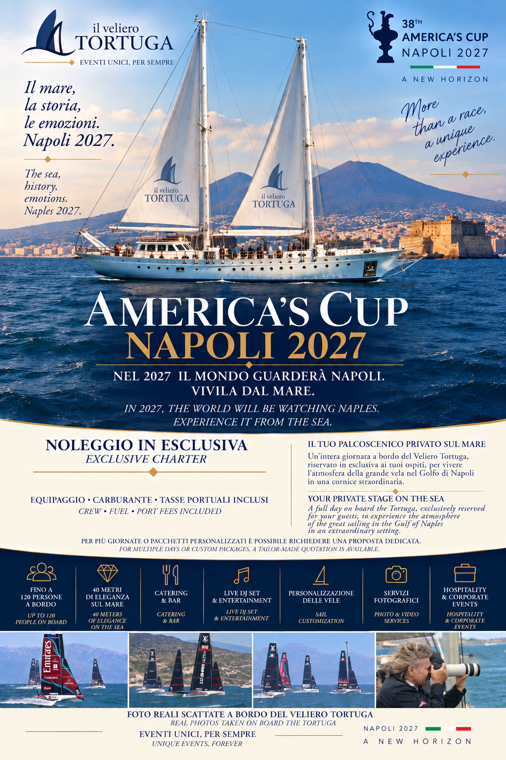 Veliero Tortuga – America’s Cup Napoli 2027