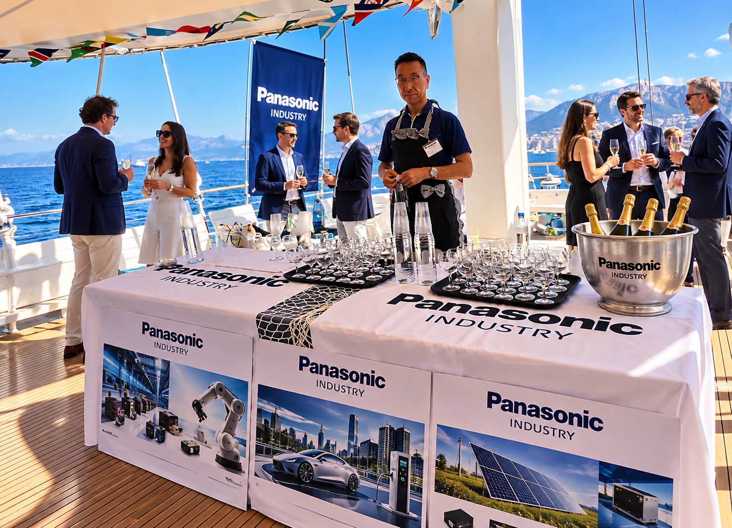 Evento aziendale Panasonic Industry a bordo del Veliero Tortuga